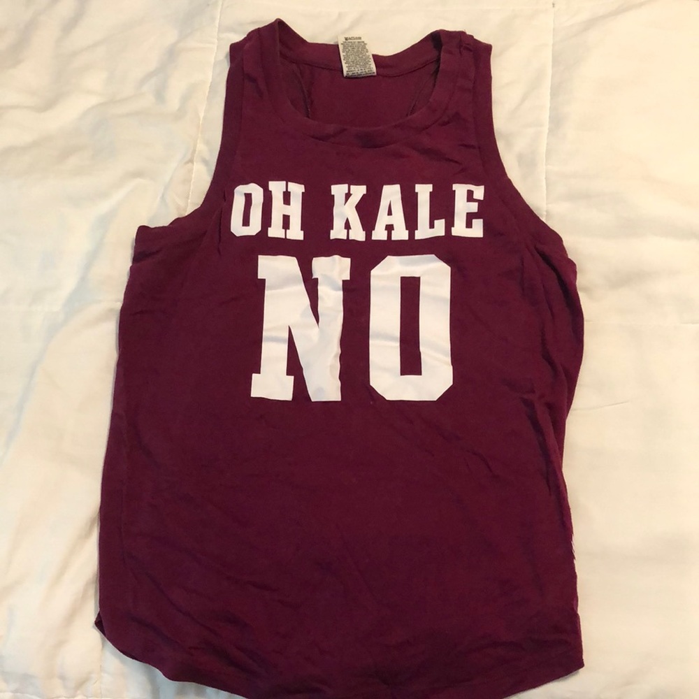 Maroon tank top